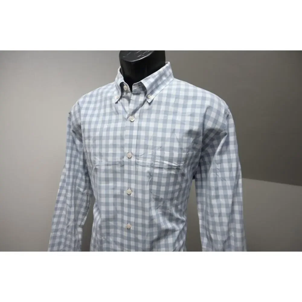 J Crew Casual Plaid Dress Shirt Button Up Front Pocket Long Sleeve Mens Sz Large